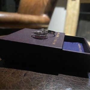 Monica Vinader Siren Muse Wave silver Small Hoops